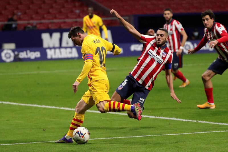 Koke 7 – Was a key player early on but was booked, which left him under pressure. However, he still managed to control the middle, and also spread the play well… Carrasco and Felix on the left enjoyed his service.  EPA