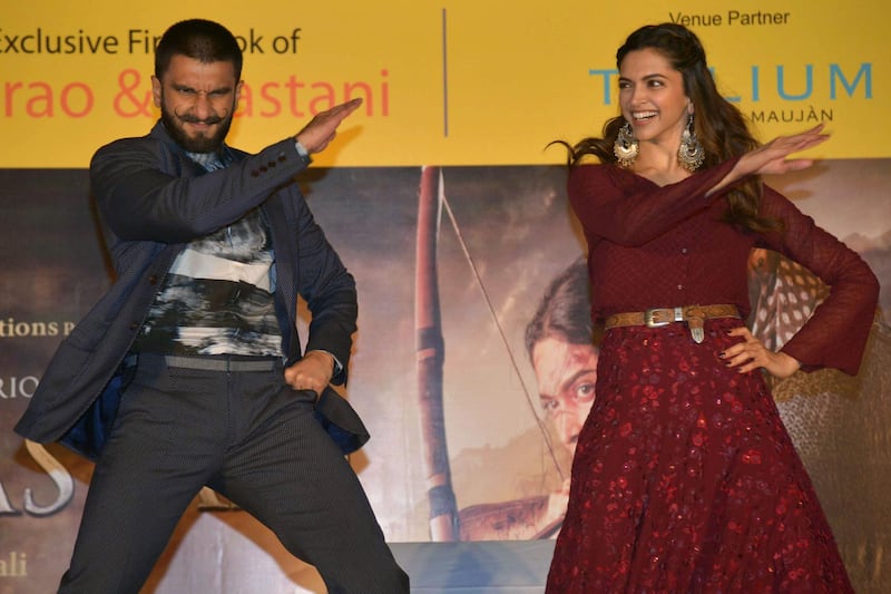 The Bollywood couple have starred in four films together. AFP