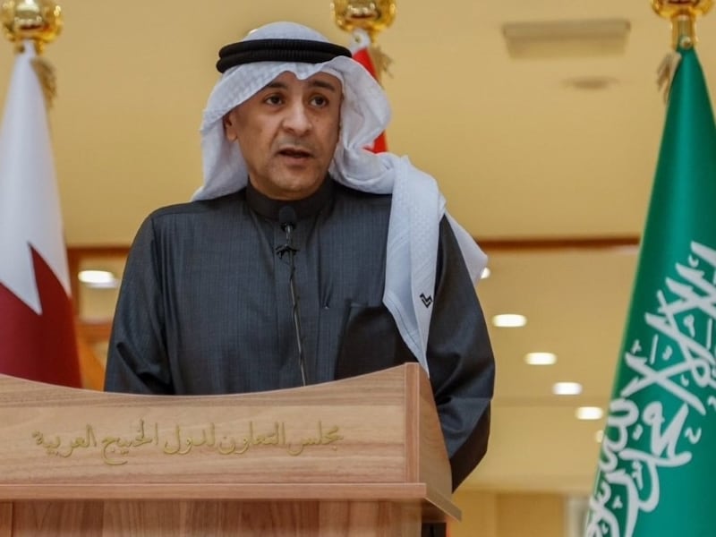 Jasem Al Budaiwi at the GCC General Secretariat in Riyadh, Saudi Arabia, as he takes up post of secretary general. Photo: Kuna