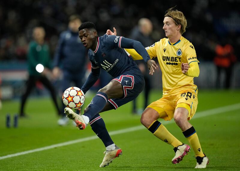 Cisse Sandra - 4, Gave the ball away poorly in his own half but got away with it as Mignolet saved Di Maria’s shot. He had what was arguably Club Brugge’s best chance of the first half but hit it straight at Donnarumma. AP