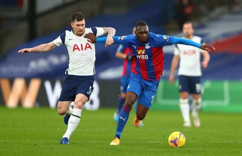 Christian Benteke - 6, The striker struggled at first, as he was often crowded out by Tottenham's strong defensive unit. He did become more prominent as the game went on and came close to scoring. Getty