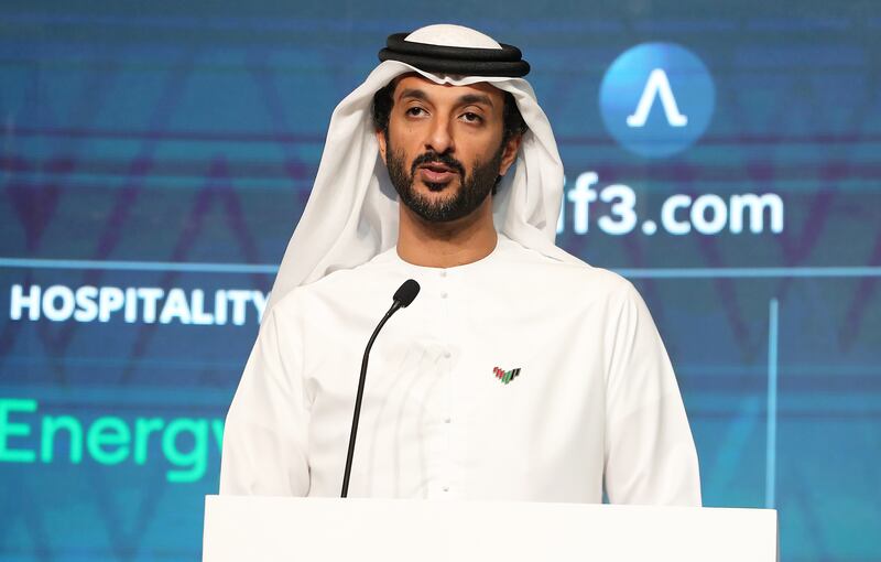 The UAE offers a competitive, attractive and stable business environment, Abdulla bin Touq, UAE Minister of Economy says. Pawan Singh / The National