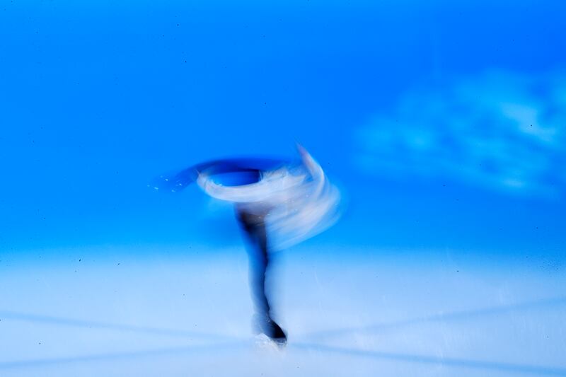 Sena Miyake of Japan performs during the Gala Exhibition at the ISU Four Continents Figure Skating Championships in Tallinn, Estonia. EPA