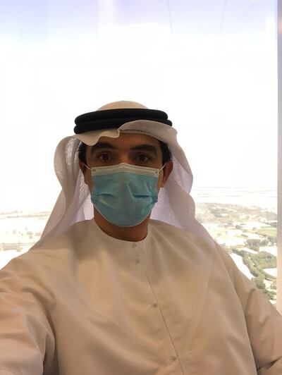 Dr Hamad Al Hammadi, an employee at the Prime Minister’s Office, said returning to the office has been pleasant. Courtesy: Hamad Al Hammadi