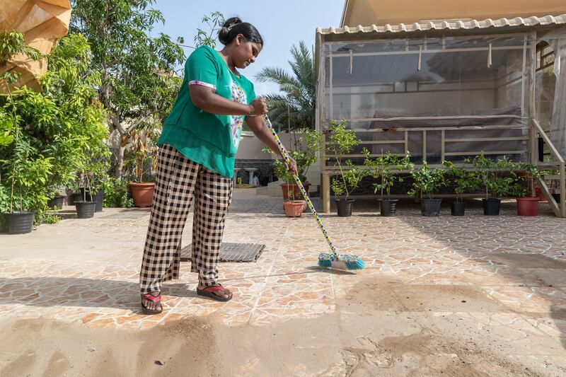 Flooding in Fujairah city: Damage in the Alfaseel neighbourhood. 
Antonie Robertson / The National
