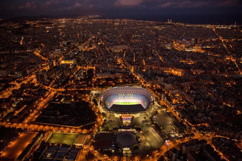 Barcelona had earlier planned to sell Camp Nou's title rights for the first time in the 2023-24 season. AP