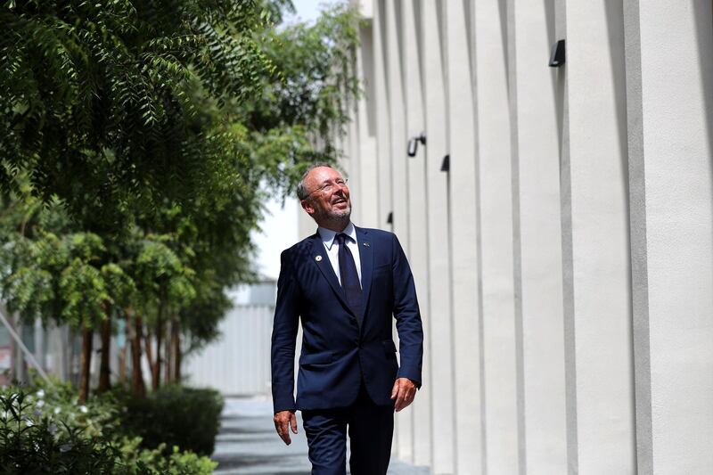 Pat Hennessy, Ireland PavilionÕs new Commissioner General at the Ireland Pavilion for Expo 2020 in Dubai on June 17th, 2021. Chris Whiteoak / The National. 
Reporter: Neil Halligan for Sport