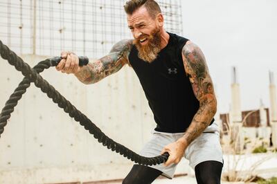 Simon Pepper, 42, is a global ambassador for Spartan. Courtesy Under Armour