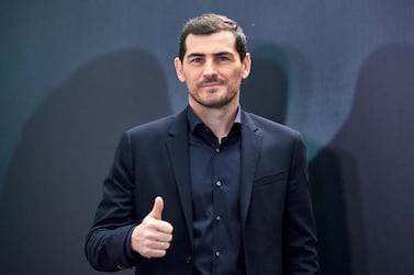 MADRID, SPAIN - NOVEMBER 18: Iker Casillas attends 'Colgar Las Alas' photocall at the Movistar Studios on November 18, 2020 in Madrid, Spain. (Photo by Carlos Alvarez/Getty Images)
