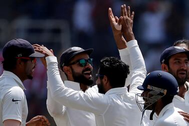 Virat Kohli, centre, and his India team are scheduled to tour Sri Lanka in July. Reuters