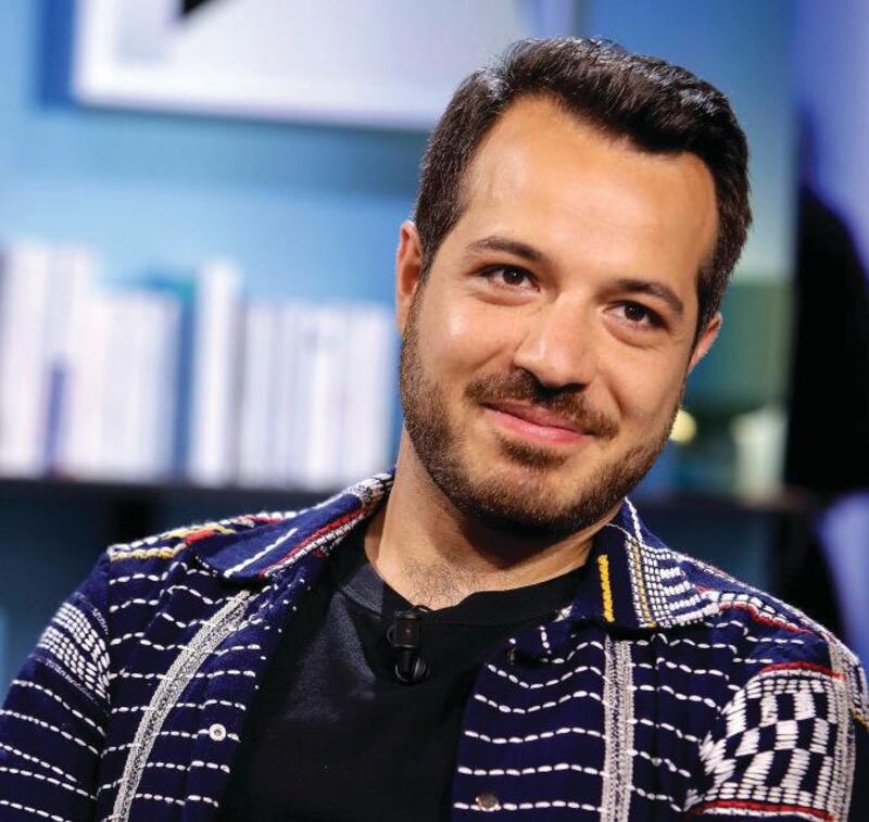 PARIS, FRANCE - 05/31/2018: Writer Mahir Guven poses during a Tv talk show "La Grande Librairie" on France 5 presented by Francois Busnel in Paris, France on 05/31/2018. (Photo by Eric Fougere/Corbis via Getty Images)