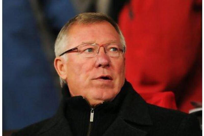 Sir Alex Ferguson, the manager of Manchester United.