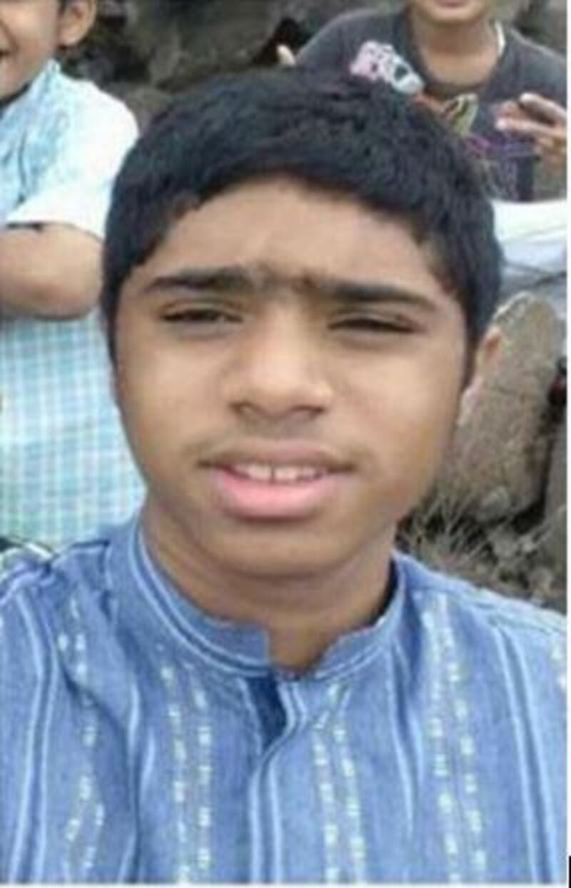 Khaled Al Darmaki, 17, has been found safe in Makkah after he was separated from his family during Umrah on Saturday. 