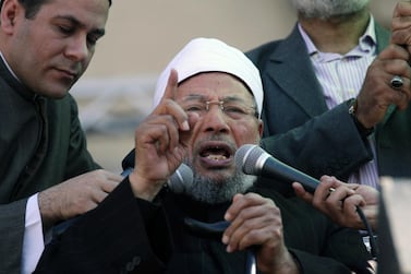 Yusuf Al Qaradawi, a Doha-based Egyptian Islamic theologian and chairman of the International Union of Muslim Scholars, founded the group that launched the Euro Fatwa App. AP