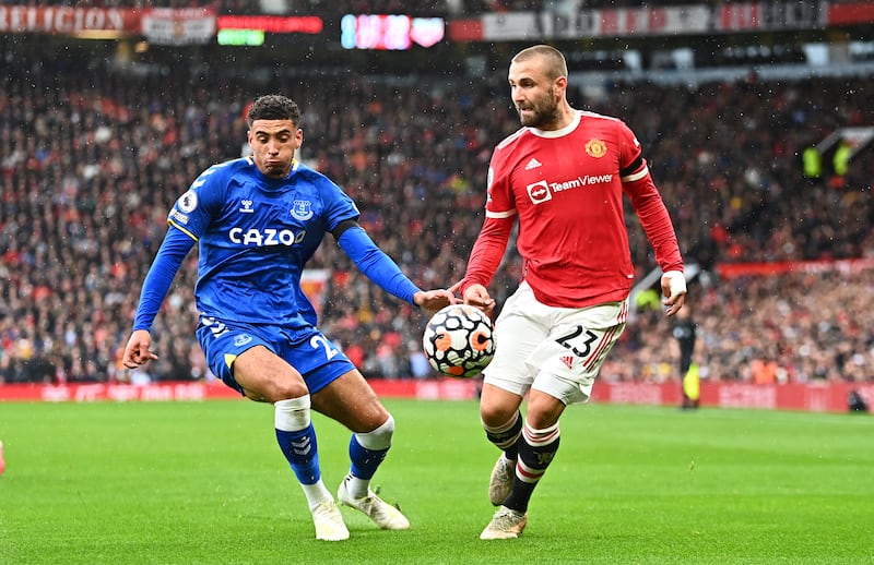 Luke Shaw - 7: Back and really got stuck in on a day when United didn’t always match Everton physically. Strong tackle on Godfrey floored him, but won fairly Far more touches (113) than any other player on the pitch. Getty