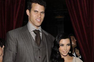 Kim Kardashian and Kris Humphries. AP