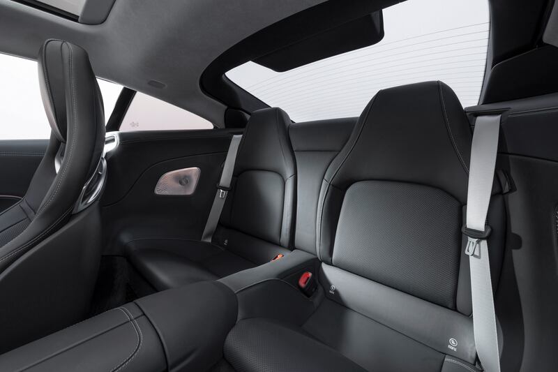 The optional rear seats are allegedly adequate for occupants up to 1.5 metres tall