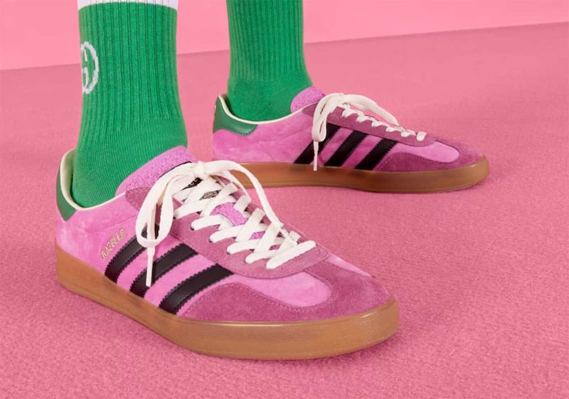 As a collector himself, Gucci's creative director Alessandro Michele has given special attention to the adidas Gazelle trainer. 