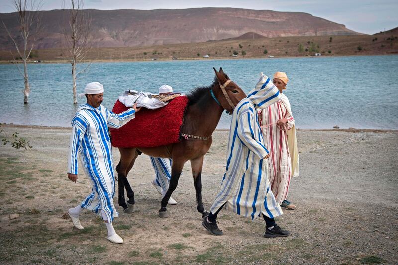 The event attracts participants from all over the province of Errachidia, particularly those belonging to the Ait Hdiddou tribe. Photo: Fadel Senna / AFP