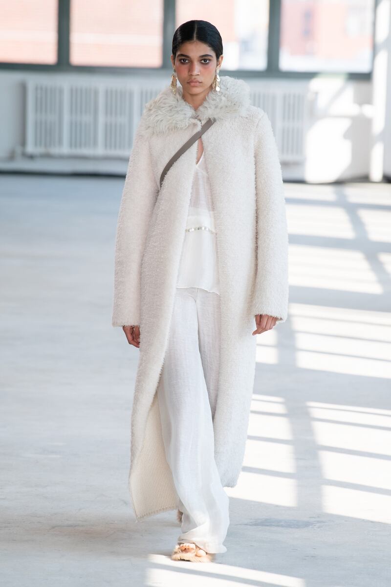 All-white is set to be a sartorial palette cleanser, as seen here at Altuzarra.