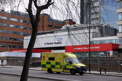 Hospitals in London are under pressure from Covid patients, staff absences and seasonal health problems. Getty