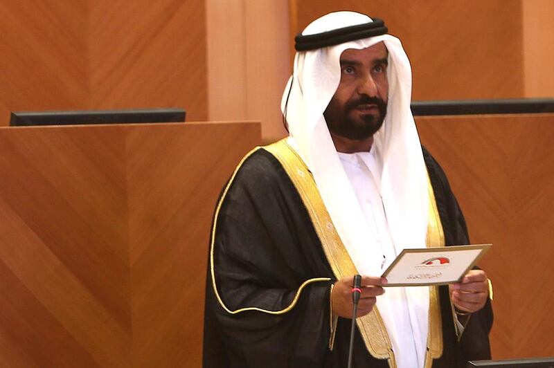 Mohammed Al Ameri joins the FNC and is eager to serve the council and the nation. Ravindranath K / The National 