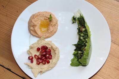 A dish prepared by a refugee chef at Über den Tellerrand Berlin 