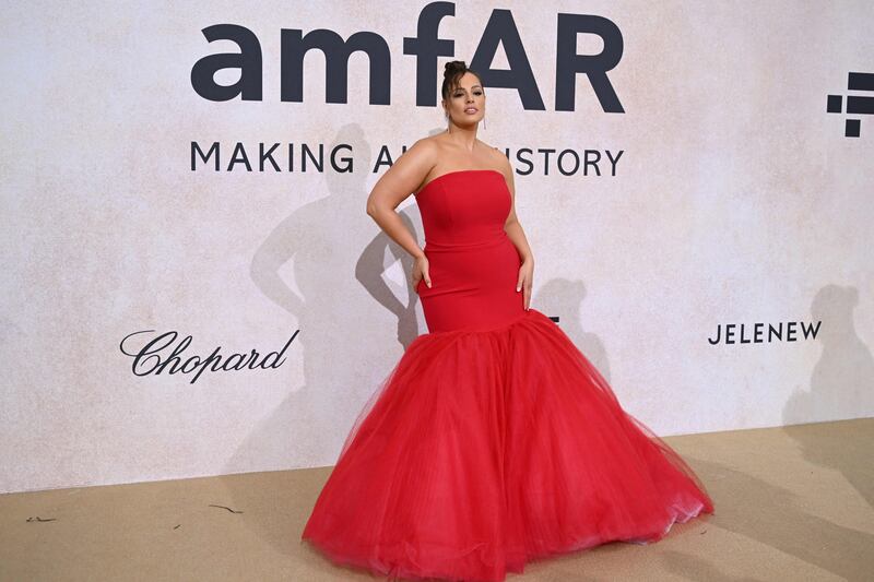 Model Ashley Graham. AFP