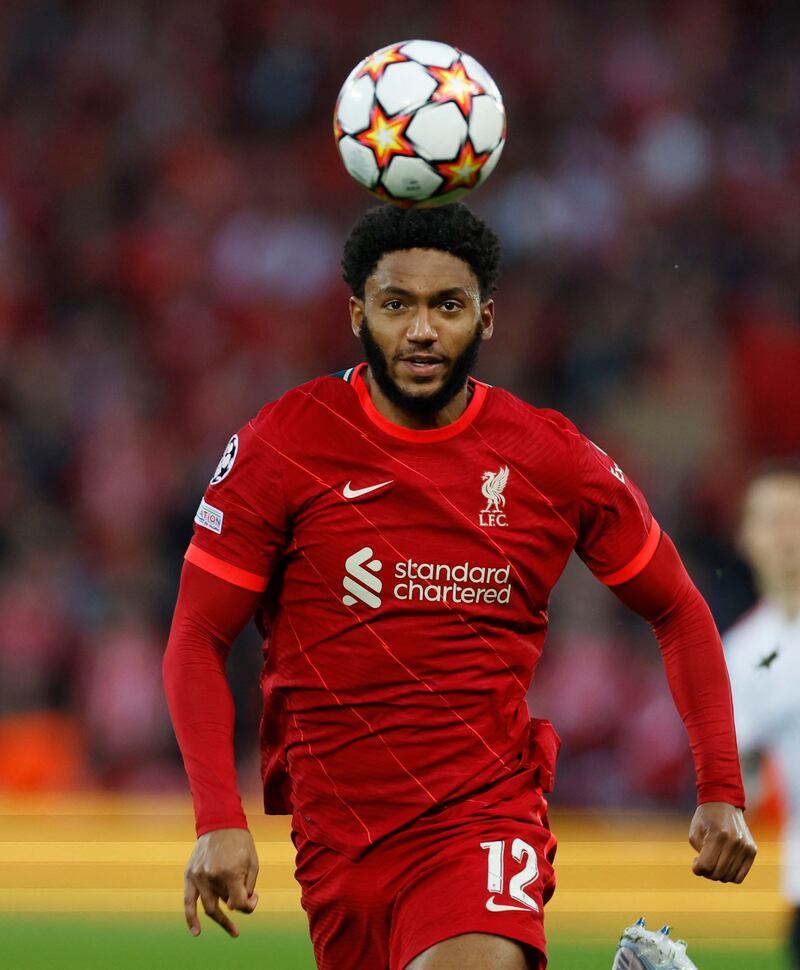 Joe Gomez - 5. The 24-year-old found Nunez a handful. He was unable to create much going forward but did manage a shot on goal. Reuters