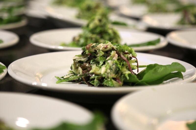 Plates of starters ready to be served, credit Peter Yeung.jpg