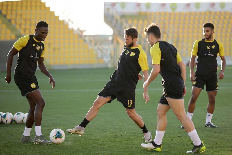 Al Wasl midfielder Christian Trasch. Courtesy Al Wasl 