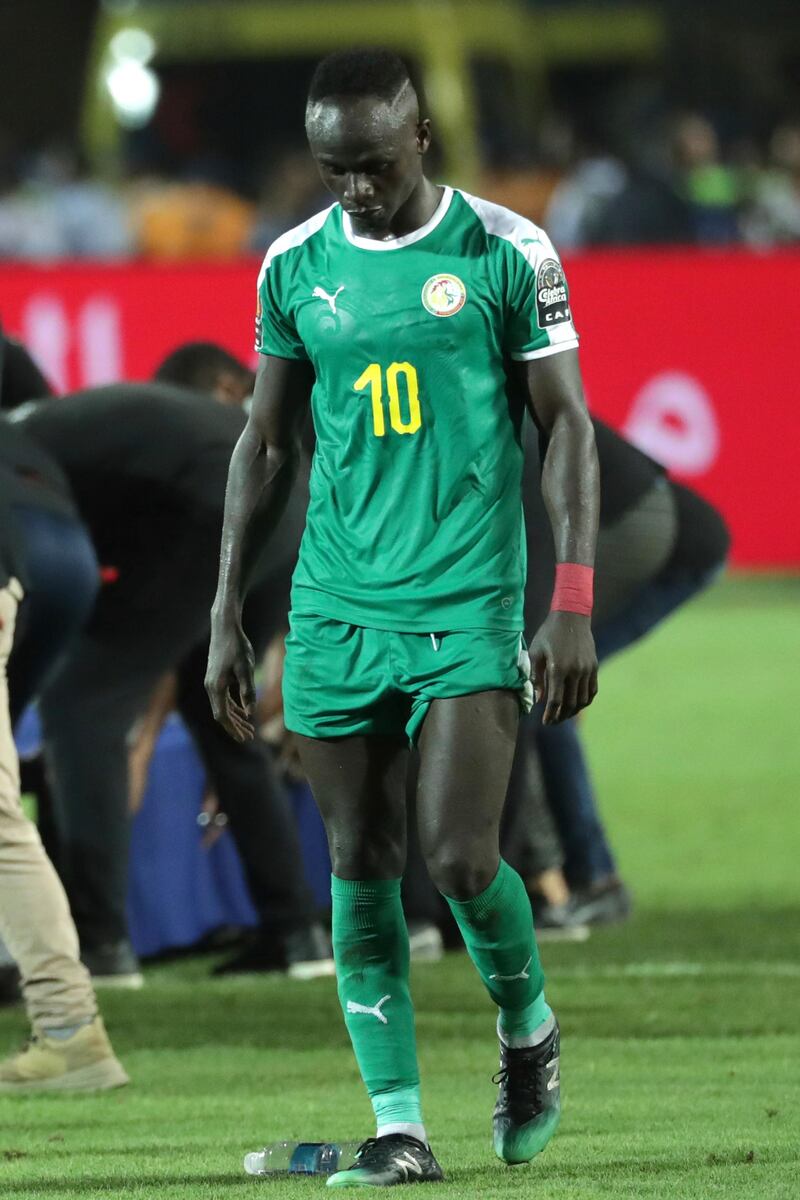 Mane had a disappointing night along with his Senegalese teammates. AP Photo