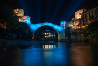 Mostar Bridge in Bosnia and Herzegovina. Courtesy United Nations in Bosnia and Herzegovina