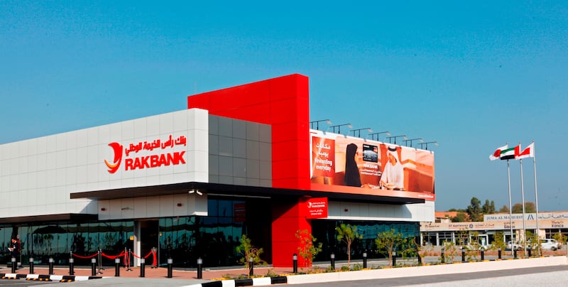 RAKBank's net profit for the three months to the end of March climbed by 105 per cent on an annual basis to Dh450 million. Photo RAKBank
