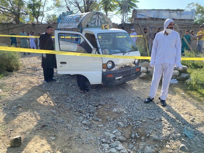 A school bus was fired upon in Swat Valley, Pakistan, on Monday, killing the driver. Tariq Ullah for The National