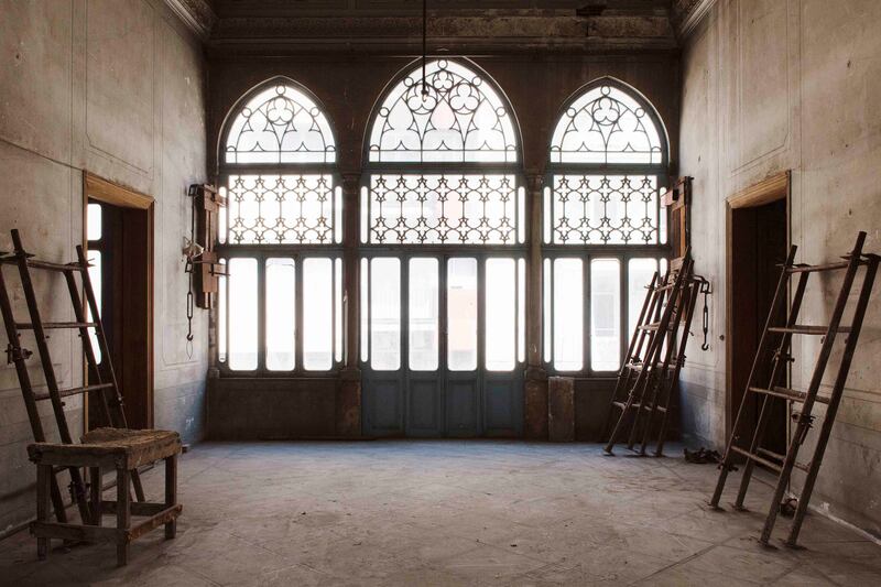 Inside the heritage house in Beirut. Photo: Colombe Clier