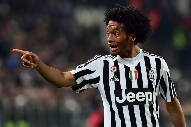 Juan Cuadrado scored four goals and created six assists during his time on loan at Juventus last season. Guiseppe Cacace / AFP