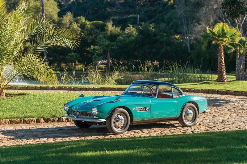 1957 BMW 507 Roadster Series I (€1.7m to €2m [Dh6.8m to Dh8m]). Courtesy RM Sotheby’s