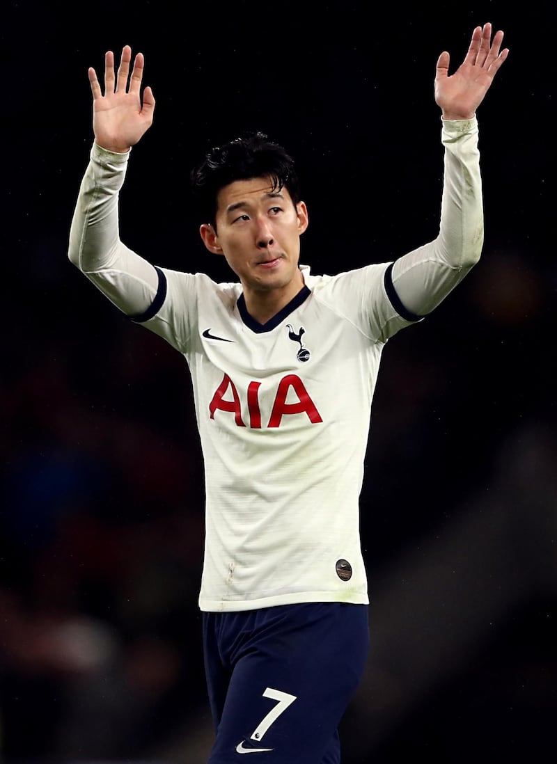 Son Heung-min is currently in quarantine having returned from London last week. PA