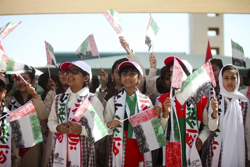 Flag Day will be celebrated across the UAE with various ceremonies and displays of national pride. Lee Hoagland / The National
