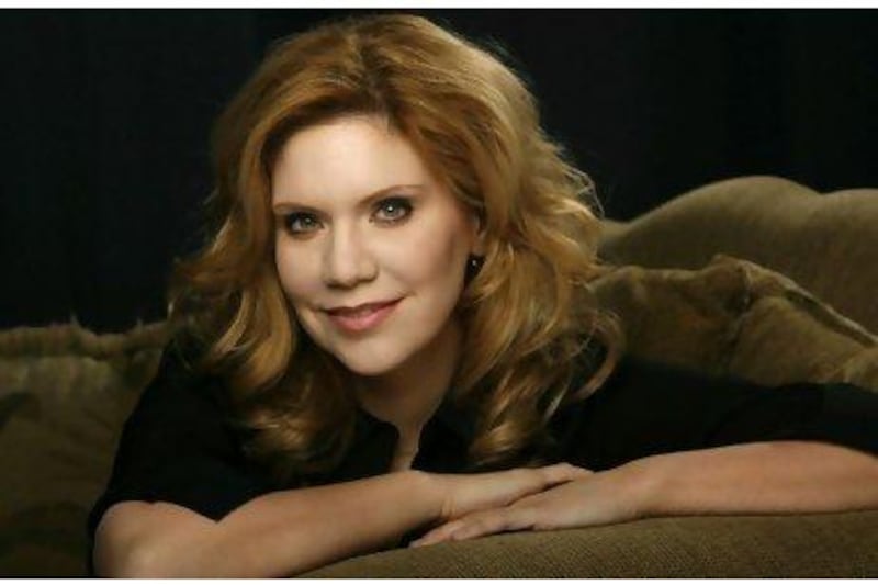 The country music artist Alison Krauss at Sound Check studios in Nashville, Tennessee. John Russell / AP Photo