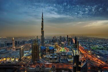 A view of Dubai's Burj Khalifa, built by Emaar Properties, at the centre of the developer's Downtown Dubai district. The company more than doubled UAE property sales during the first quarter. Courtesy Emaar
