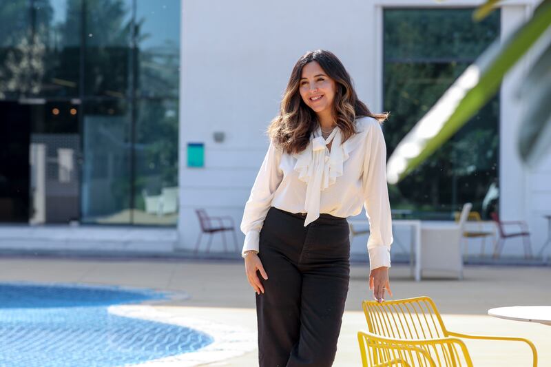Rana El Sakhawy, founder of MonkiBox, says going from being employed to launching a start-up was a financial milestone. Khushnum Bhandari /  The National