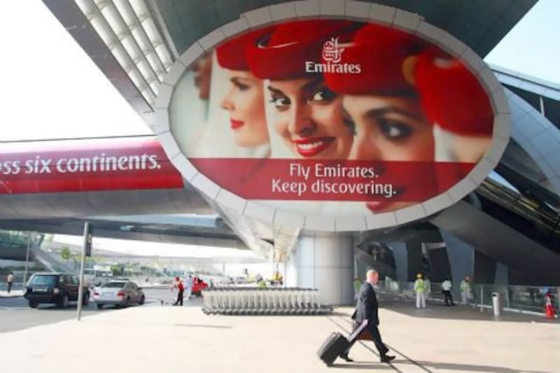 Dubai International Airport, home to Emirates Airline, has recorded double-digit growth rates. Gabriela Maj / Bloomberg News