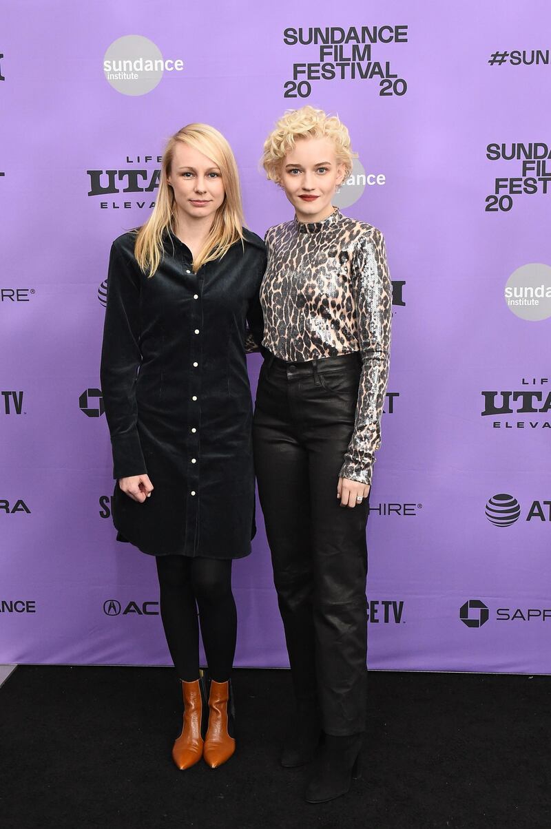 Write and Director Kitty Green and actress Julia Garner attend 'The Assistant' premiere at the 2020 Sundance Film Festival. AFP