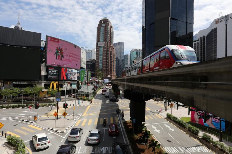 A general view shows increasingly busy streets as Malaysia reopens a majority of businesses, after a movement control order was imposed to fight the outbreak of the coronavirus disease, in Kuala Lumpur, Malaysia. Reuters