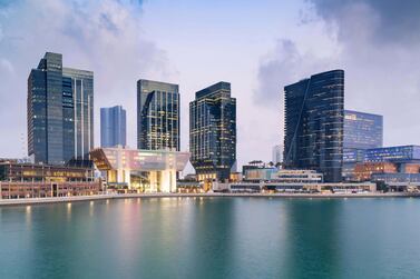 A view of the Abu Dhabi Global Market. The financial free zone has appointed Emmanuel Givanakis as new CEO of the FSRA, who will succeed Richard Teng in April 2021.Alamy