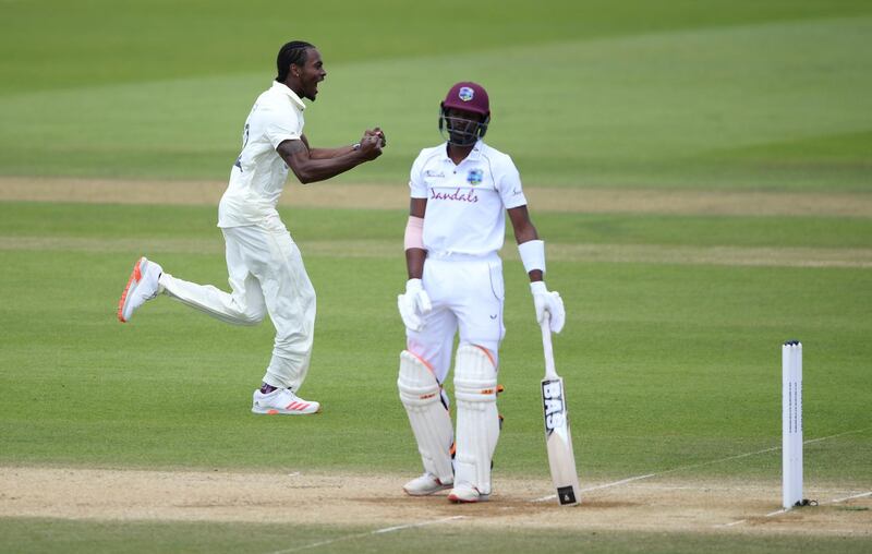4) Shamarh Brooks – 5: Looked smart in the first innings, then edged behind and wasted a review. Could do nothing against an on-song Archer in the second. Reuters