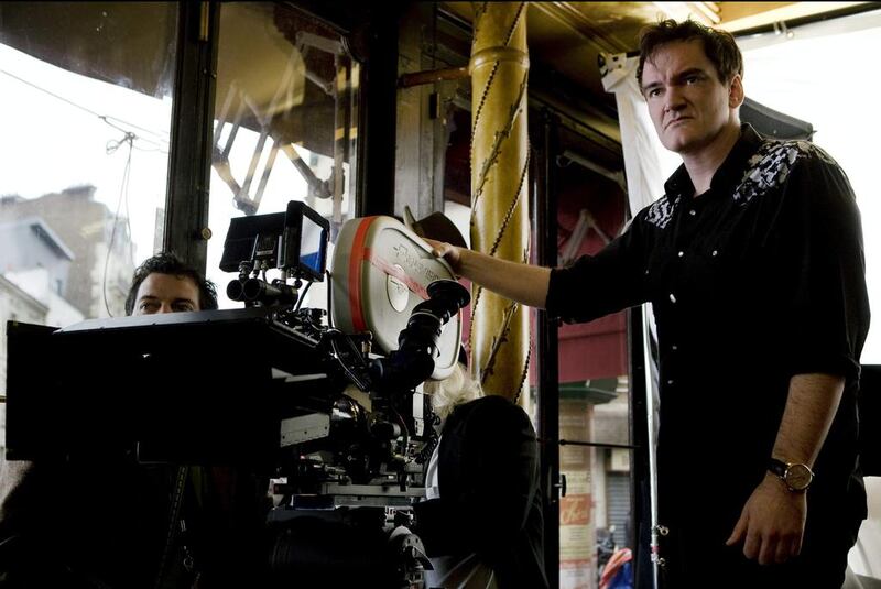 Quentin Tarantino is among the filmmakers who persuaded major Hollywood studios to stock up on film. Francois Duhamel / The Weinstein Co / AP Photo

