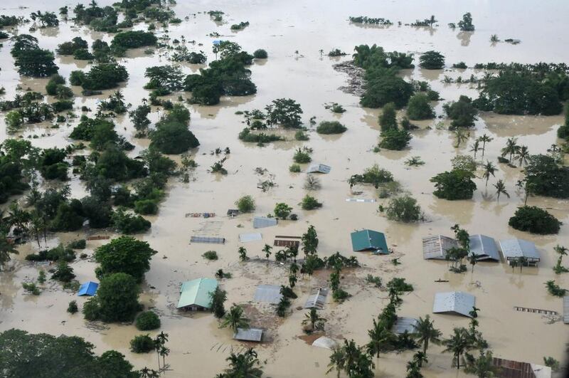 Kalay, Sagaing Region, Upper Myanmar. Scores have died in Myanmar, India, Nepal, Pakistan and Vietnam following floods and landslides triggered by heavy seasonal rains. AFP Photo
